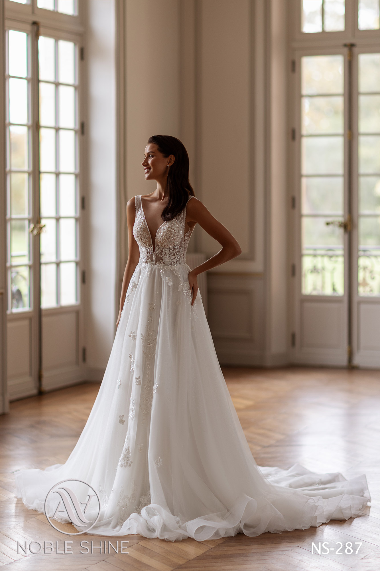 Dress NS-287 from the Jadore collection by Noble Shine