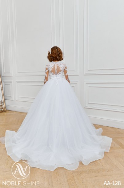 Dress AA-128 from the Royal Flowers collection by Noble Shine