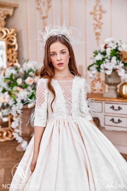 Dress AA-146 from the Royal Flowers collection by Noble Shine