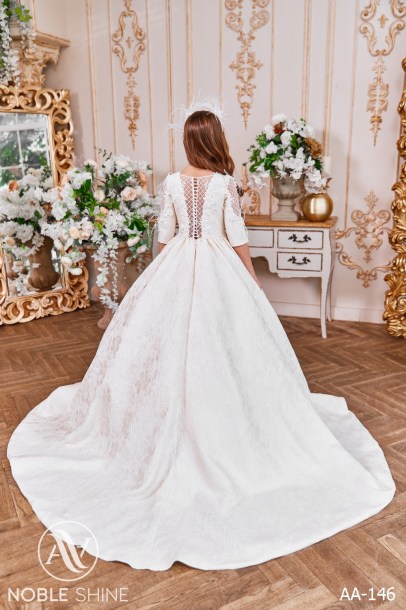 Dress AA-146 from the Royal Flowers collection by Noble Shine
