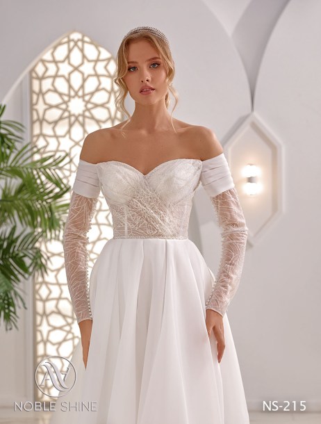 Dress NS-215 from the Honeymoon collection by Noble Shine
