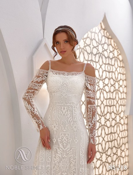 Dress NS-218 from the Honeymoon collection by Noble Shine