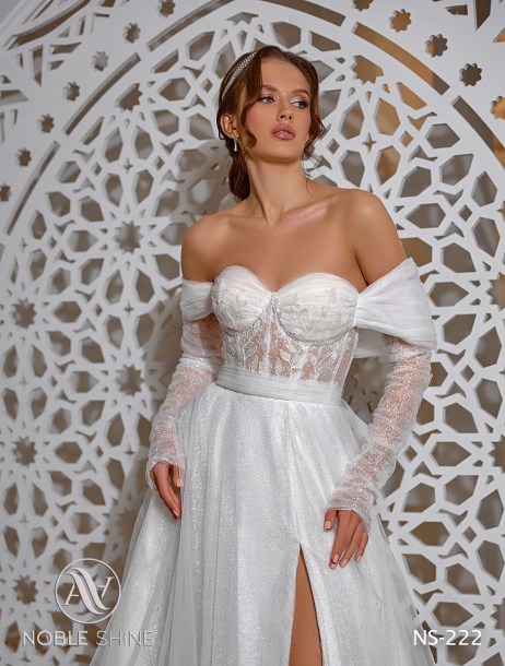 Dress NS-222 from the Honeymoon collection by Noble Shine
