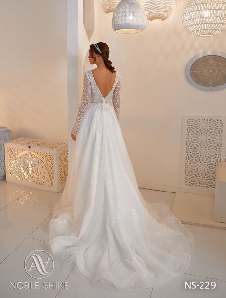 Dress NS-229 from the Honeymoon collection by Noble Shine