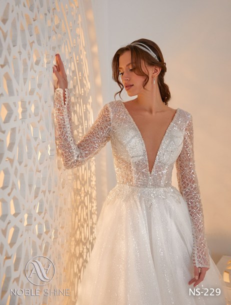 Dress NS-229 from the Honeymoon collection by Noble Shine