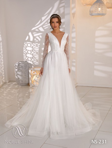 Dress NS-231 from the Honeymoon collection by Noble Shine