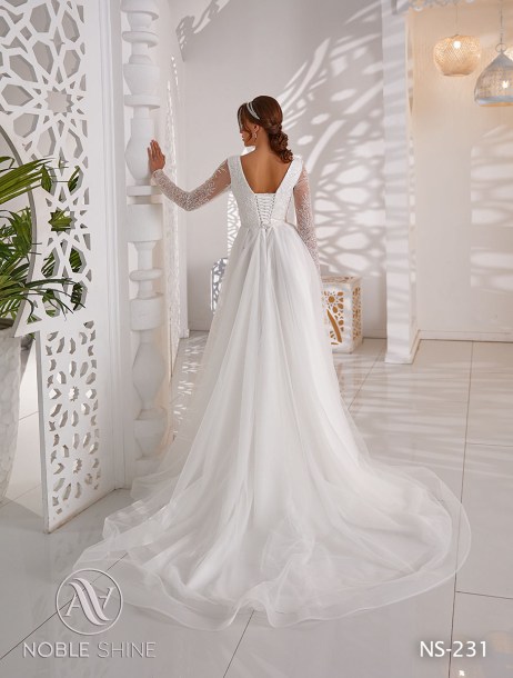 Dress NS-231 from the Honeymoon collection by Noble Shine