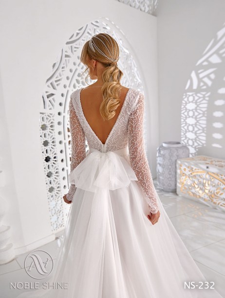 Dress NS-232 from the Honeymoon collection by Noble Shine