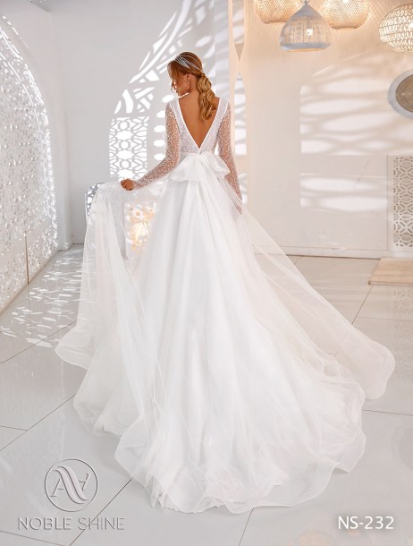 Dress NS-232 from the Honeymoon collection by Noble Shine