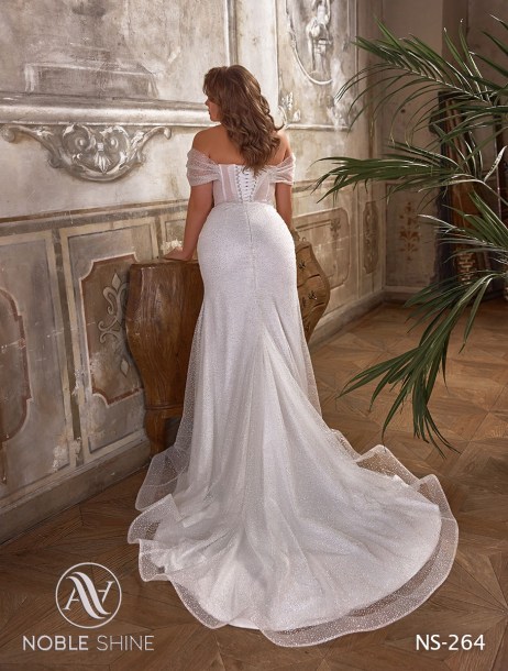 Dress NS-264 from the Grand feel - Plus size collection by Noble Shine