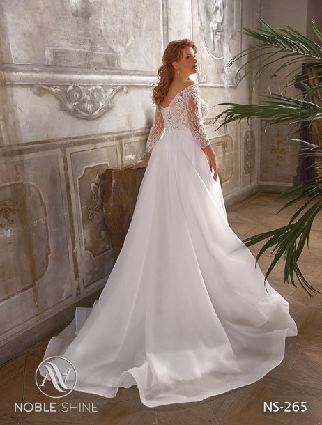Dress NS-265 from the Grand feel - Plus size collection by Noble Shine