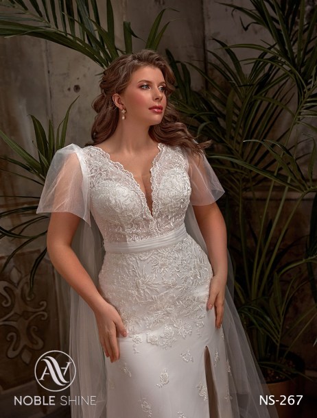 Dress NS-267 from the Grand feel - Plus size collection by Noble Shine