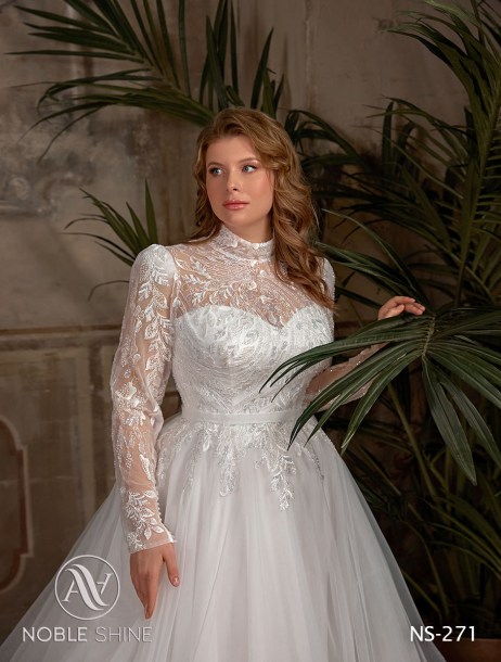 Dress NS-271 from the Grand feel - Plus size collection by Noble Shine
