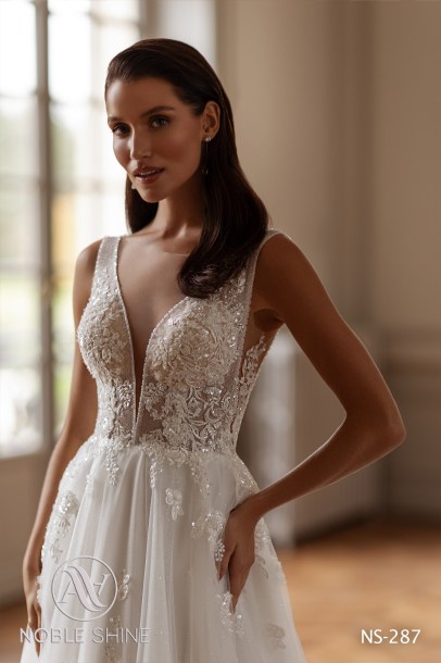 Dress NS-287 from the Jadore collection by Noble Shine