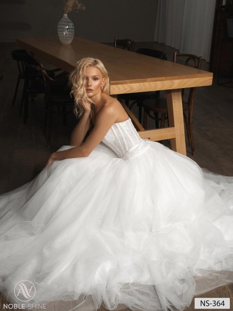 Wedding dress NS-364 from the Nova Fenix collection by Noble Shine